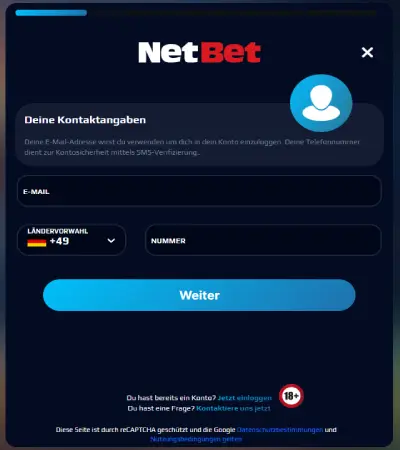 Netbet Registration